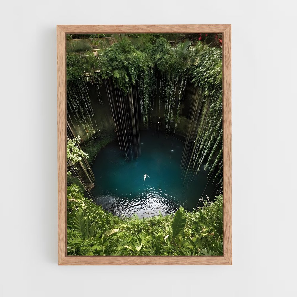 Poster Cenotes mexico – affiche Plongée sous-marine (vue 4)